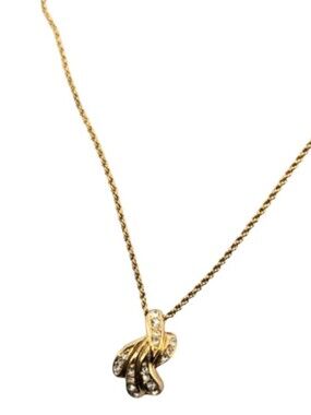 Vintage Christian Dior Crystal Diamond Necklace Great Condition !